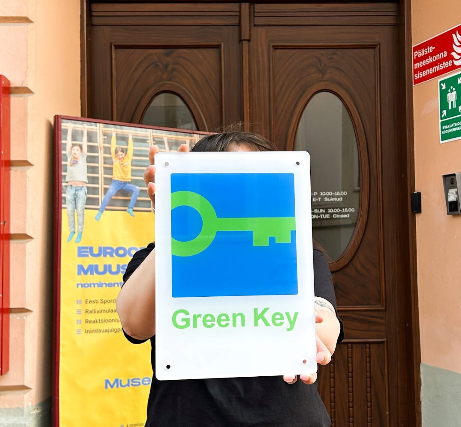 rahvusvahelise Green Key keskkonnamärgise omanik on Eesti Spordi- ja Olümpiamuuseum