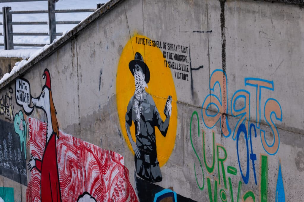 Hendrik Kuusk - Vabaduse silla grafiti