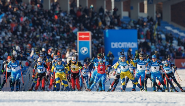 Biathlon Otepää. Laskesuusatamise MK-etapi ühisvaatamine Tartus