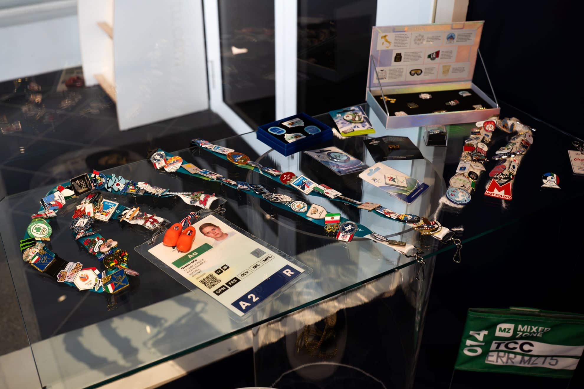 Eksklusiivsed Eesti olümpia- ja paralümpiakoondislaste esemed Eesti Spordi- ja Olümpiamuuseumis Tartu Kesklinnas, mis on toodud Itaalist