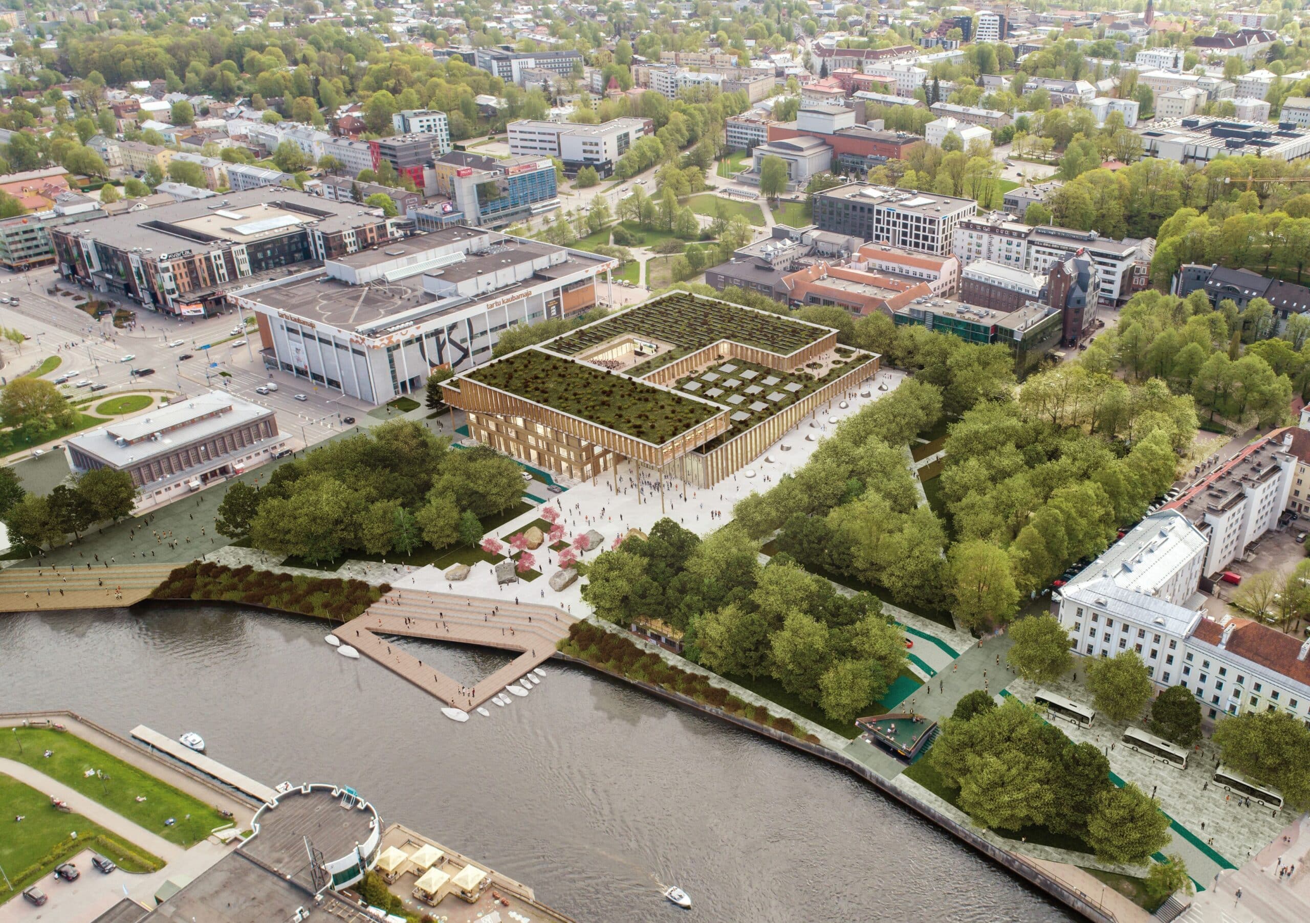 Siuru-kultuurikeskus-avab-Tartu-konverentsiturismis-uue peatüki-keset-rohelist-tartu-linna-3+1-arhitektid