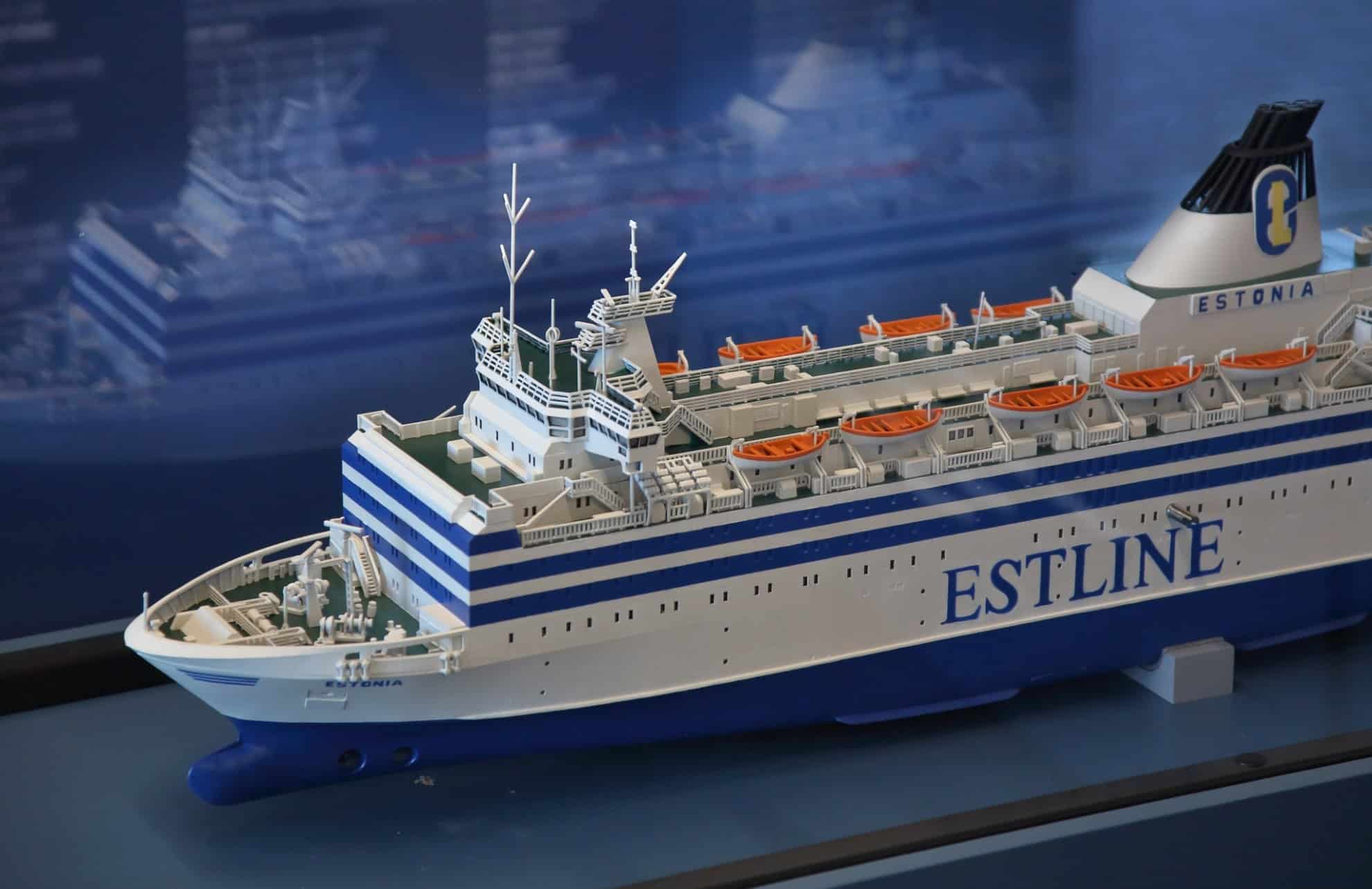 Replikatsioon Estonia laevast Noora Rahvusarhiivis Tartus