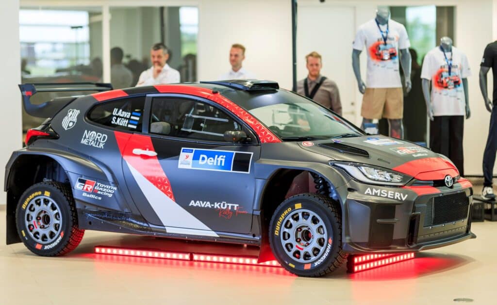 Rally1 auto WRC Delfi Rally Estonia esitlusel; Urmo Aava ja Silver Kütt stardivad Tartu ja Lõuna-Eesti teedel toimuval autoralli MM-etapil.
