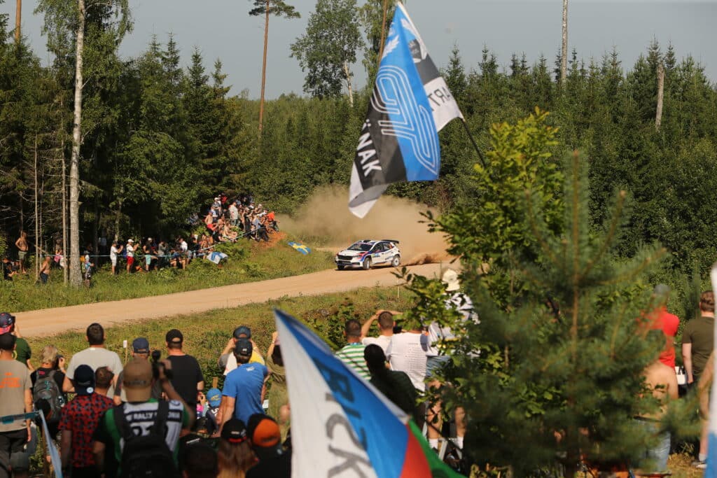 WRC Delfi Rally Estonia Tartus. Ray Põder