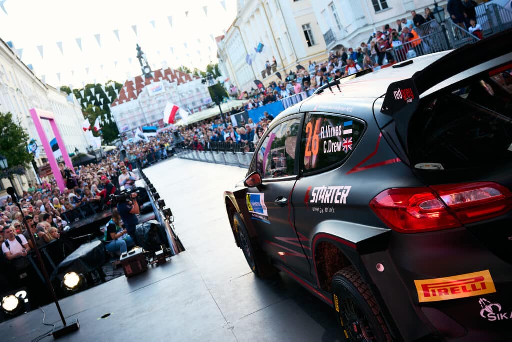 Rally Estonia in Tartu, Estonia