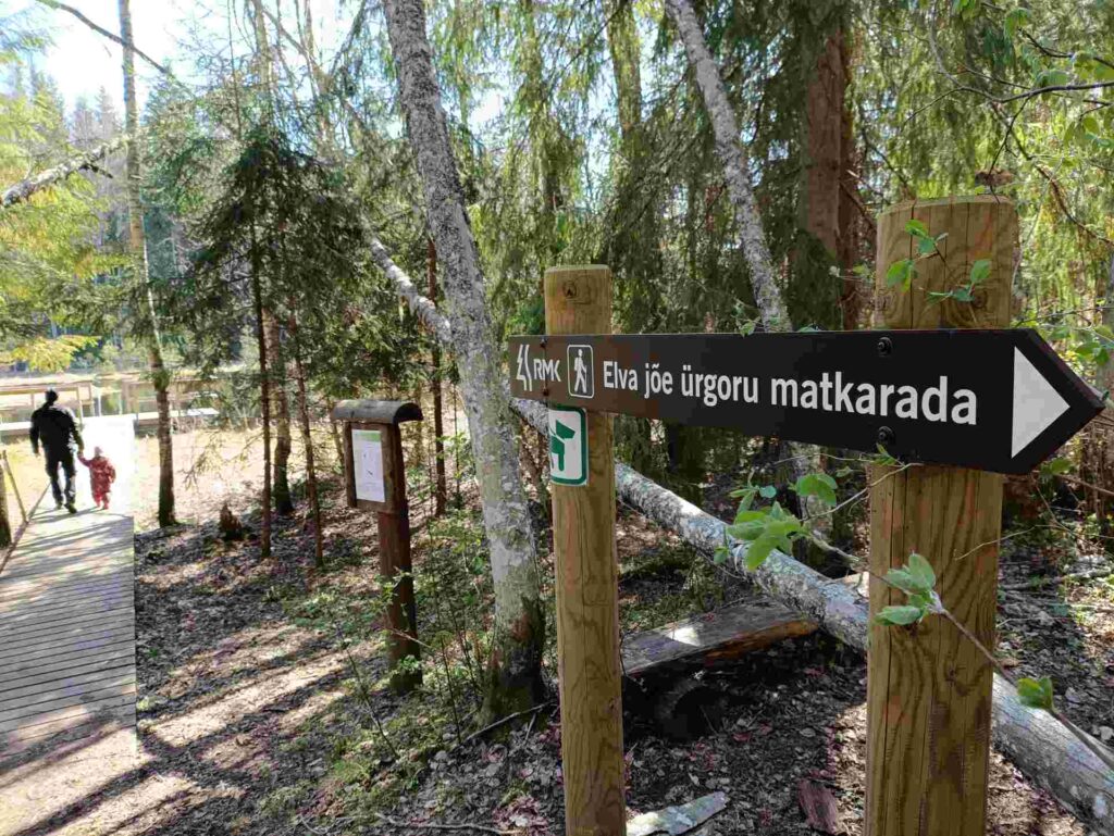 Winter view of the Viti Lake observation tower