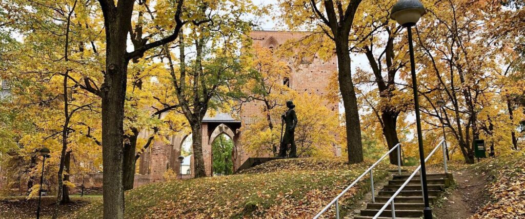 K. J. Peterson monument on Toome Hill