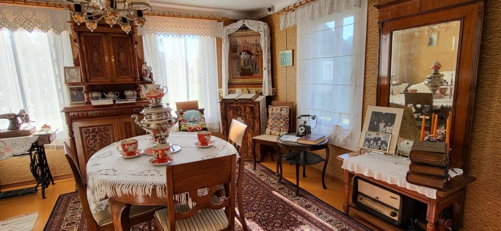 Interior view of the Piirissaare Old Believers Museum