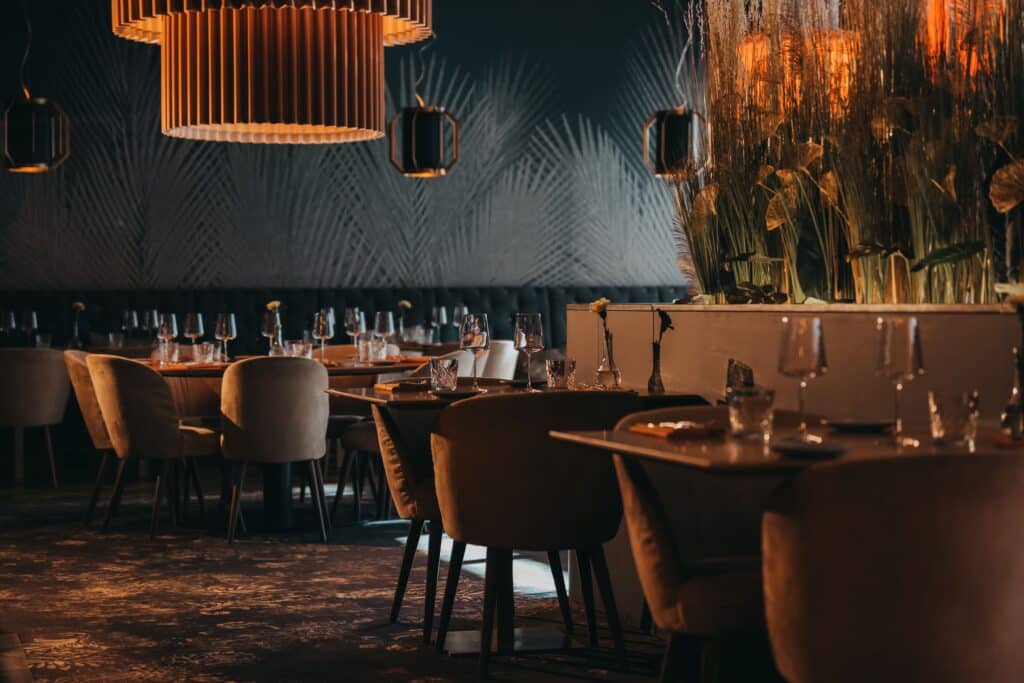 Interior design of Restaurant Joyce