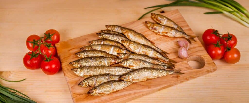 Fresh smoked mackerel from Rannapuura fish shop