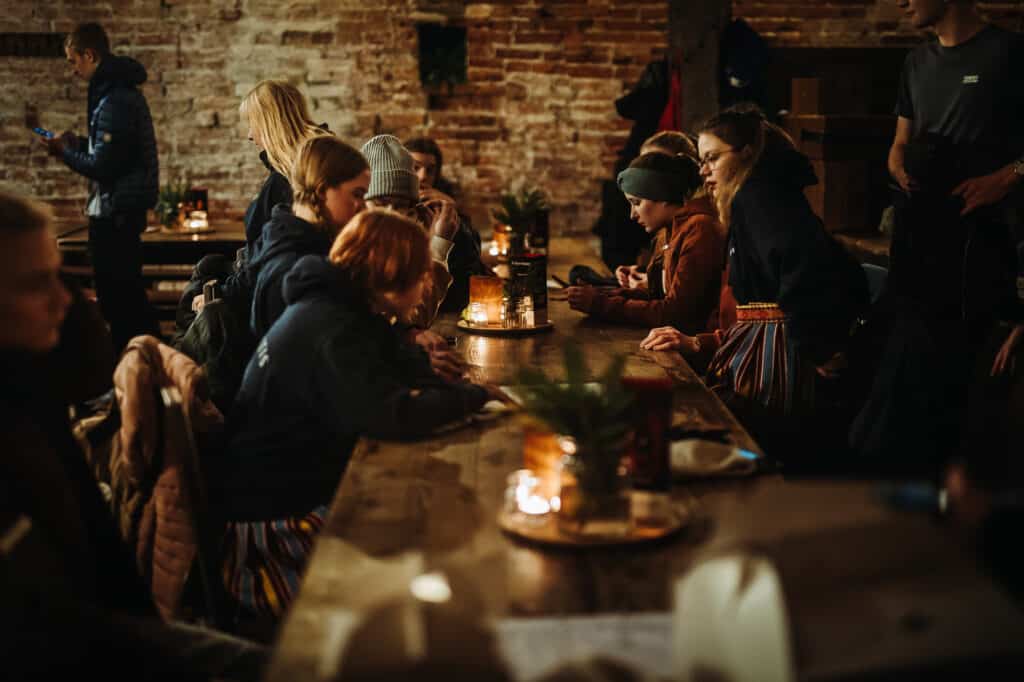 Tartu Gunpowder Cellar in winter