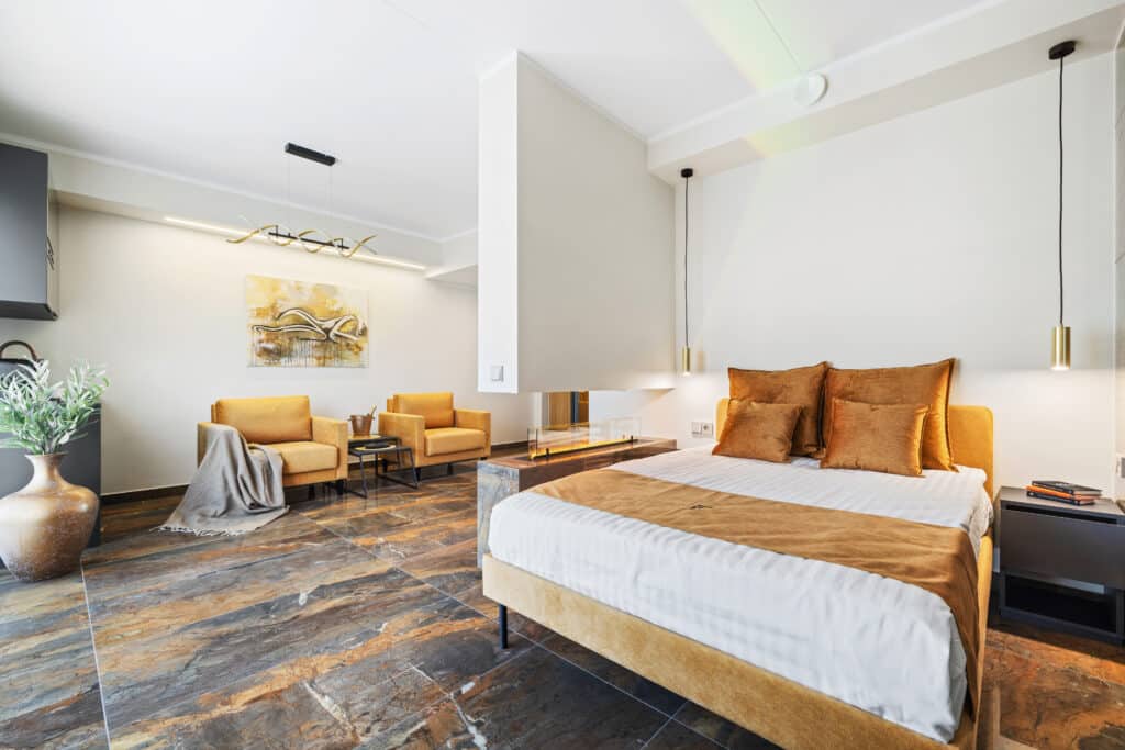 F-Apartments luxury bedroom