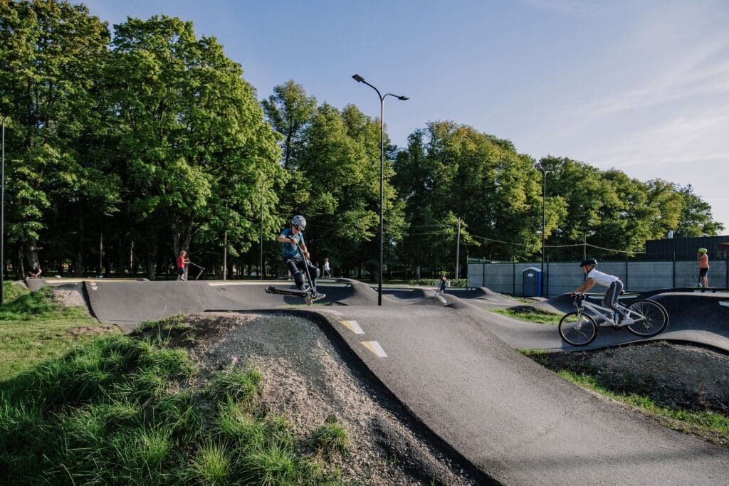 Tartu bike park pump track