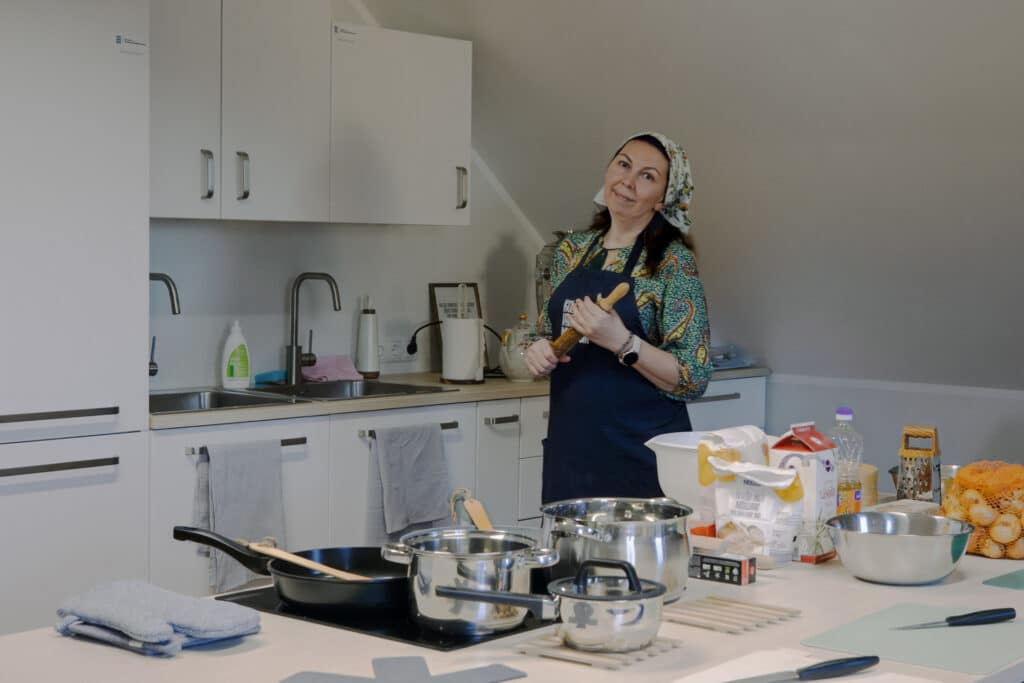 Old Believers' cooking workshop, guided by master Natalja Rästas