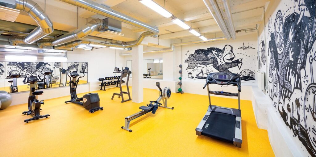 Hektor-Design-Hostel-Visitestonia-Visittartu-accommodation-gym