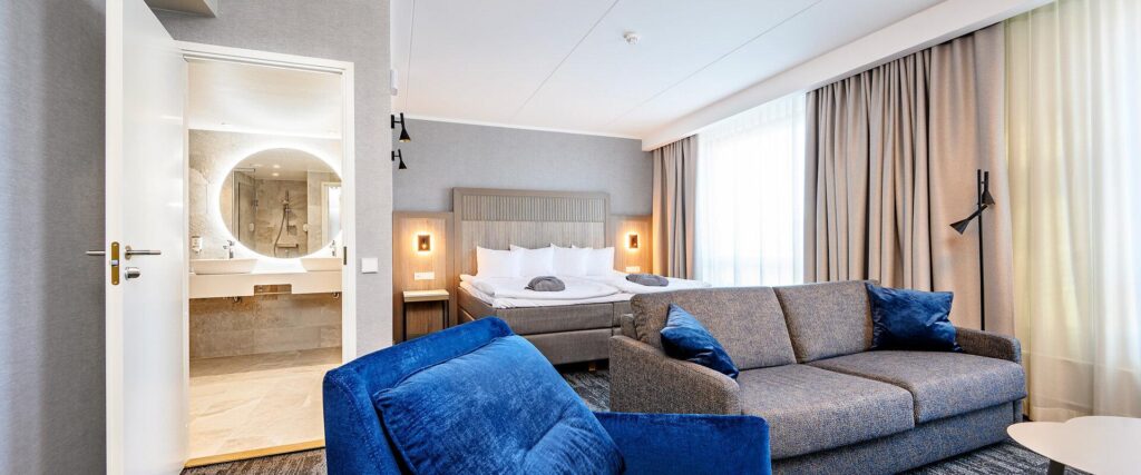 Deluxe room at Dorpat Hotel