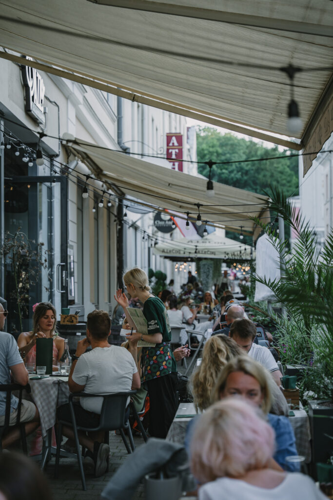 Crazy summer terrace